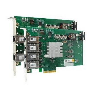 4端口/2端口服务器级千兆802.3at PoE图像+机器视觉帧捕捉卡PCIe-PoE354at/352at