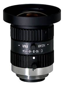Image of 1/2 inch 5mm f1.4 w/locking iris & focus, 1.5 megapixel, C-mount