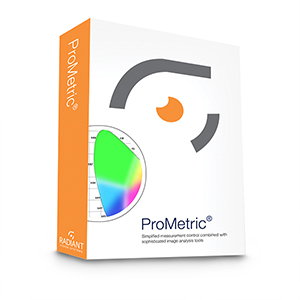 Prometric®光测量和分析软件图像