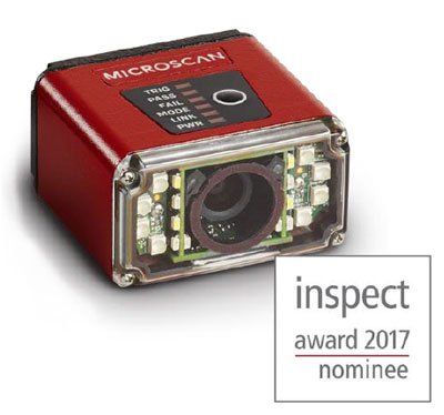 Microscan MicroHawk智能相机平台获2017年Inspect大奖提名