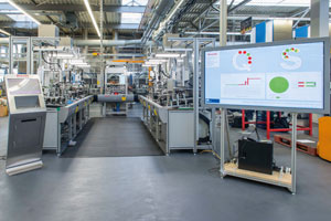 德国洪堡博世力士乐的工业4.0装配线将人、产品和机器整合在一起，以经济的方式生产大量定制产品。